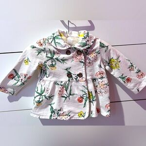 Carters baby girls pea coat jacket 9 months